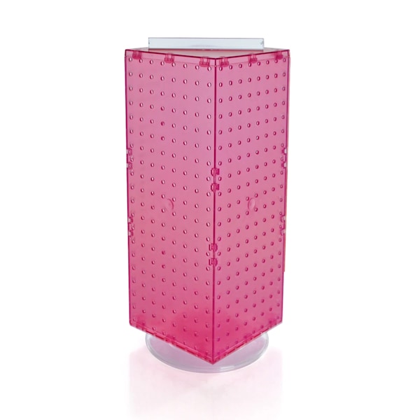 Four-Sided Revolving 8"W x 20"H Pegboard Counter Display